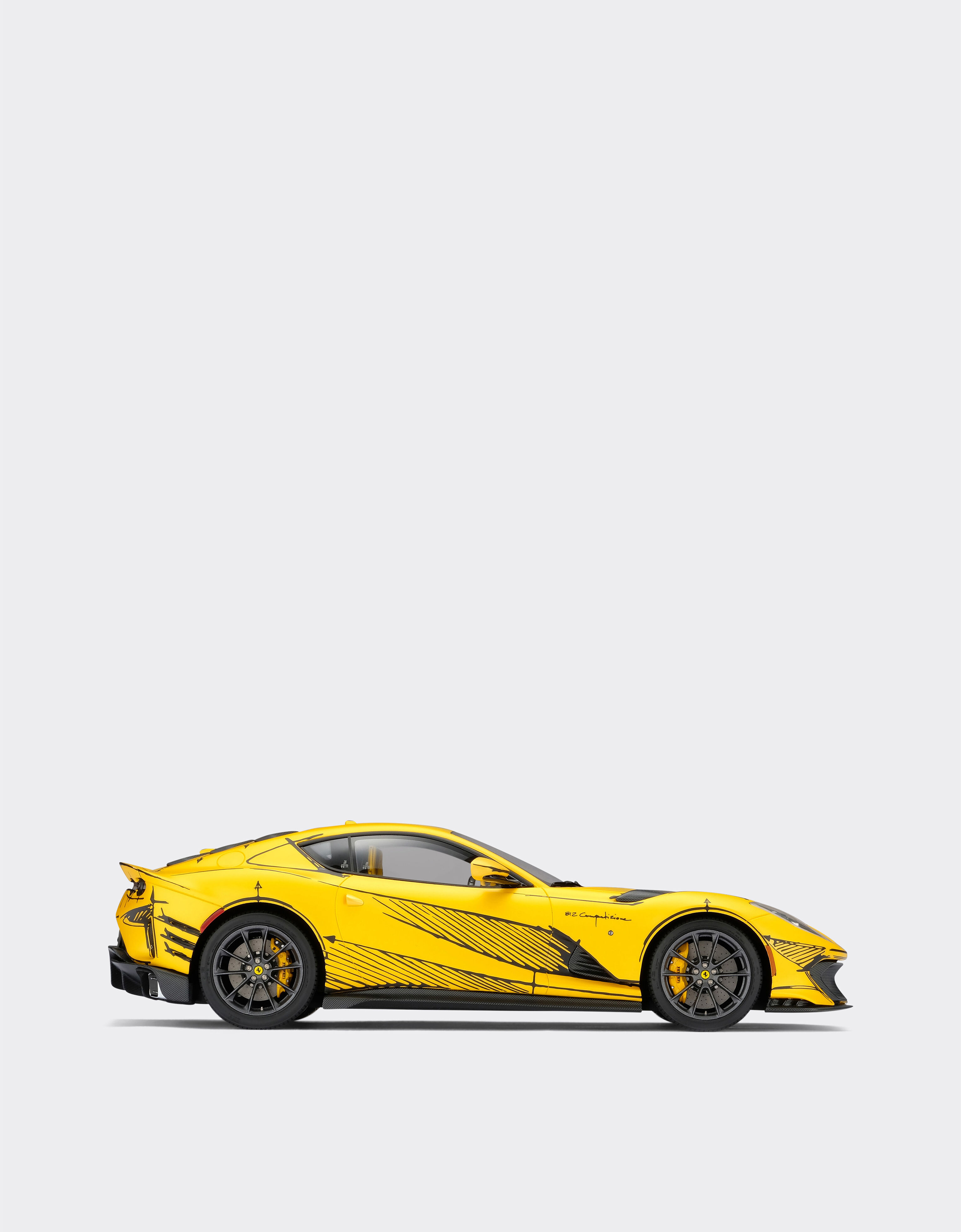 Ferrari 1:18比例法拉利812模型车 赛车红 F1369f