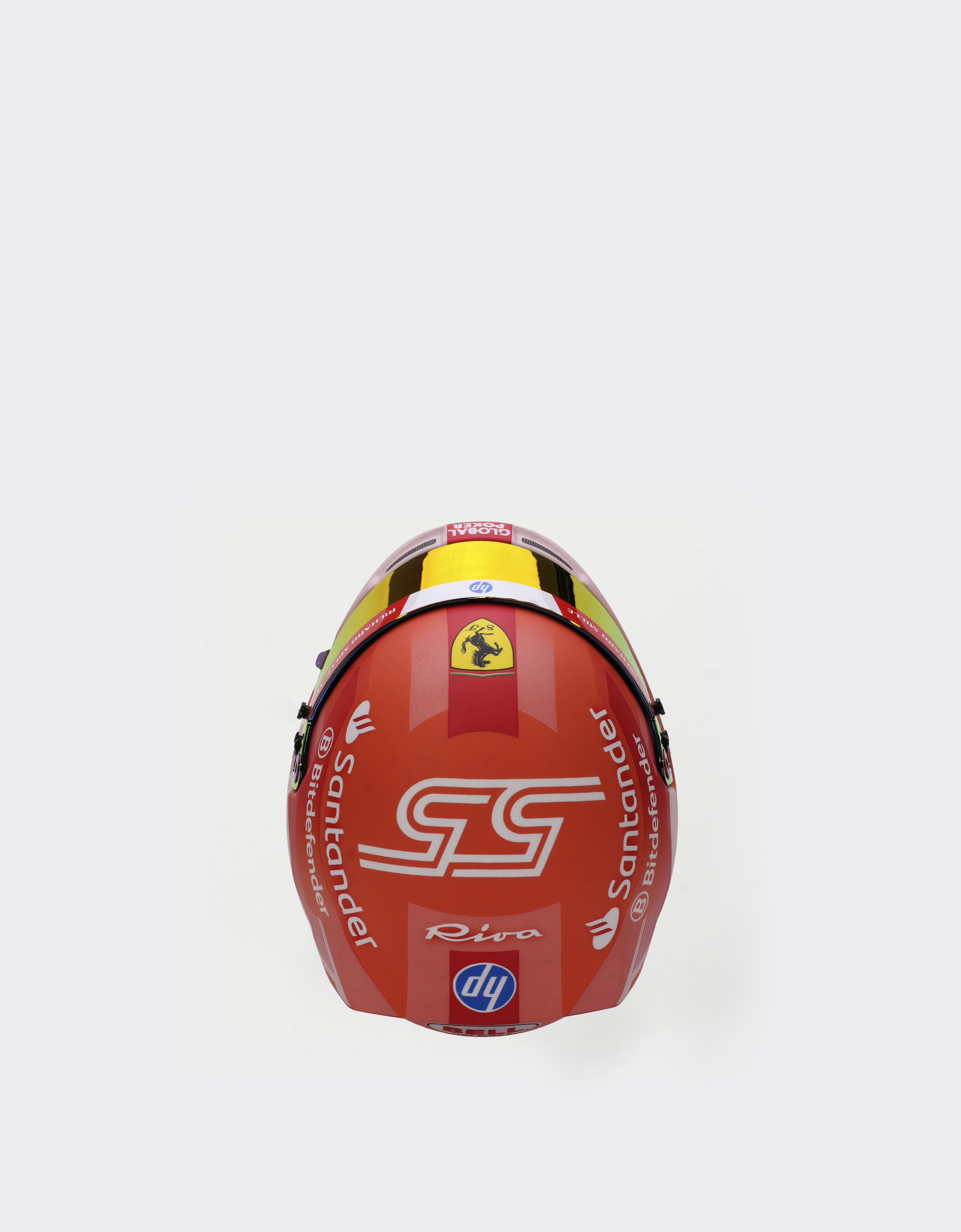 Ferrari 1:2比例 Carlos Sainz 拉斯维加斯2024特别版迷你头盔 多色 F1612f