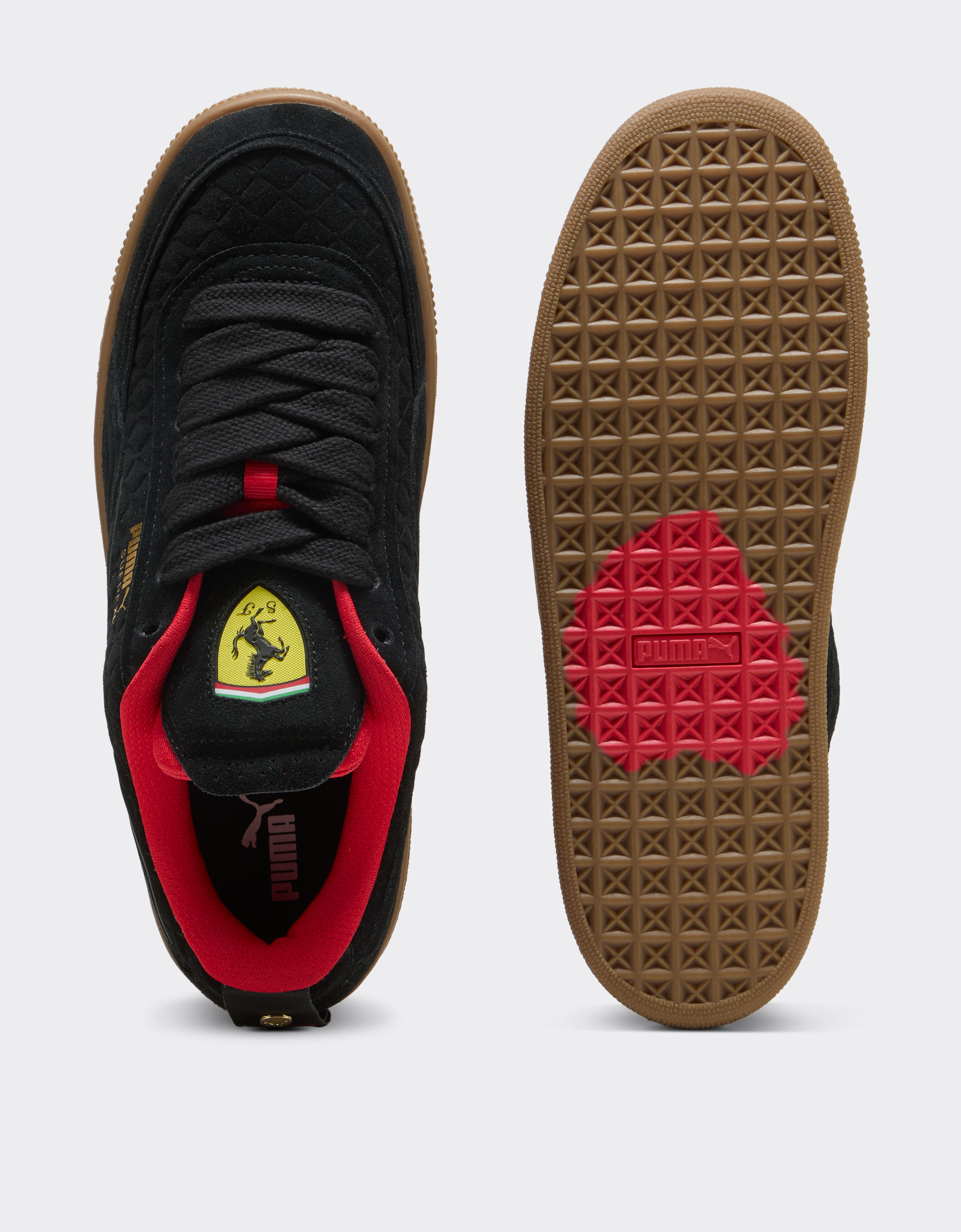 Ferrari Puma 呈现法拉利车队 Suede XL 运动鞋 Black LA0B4f