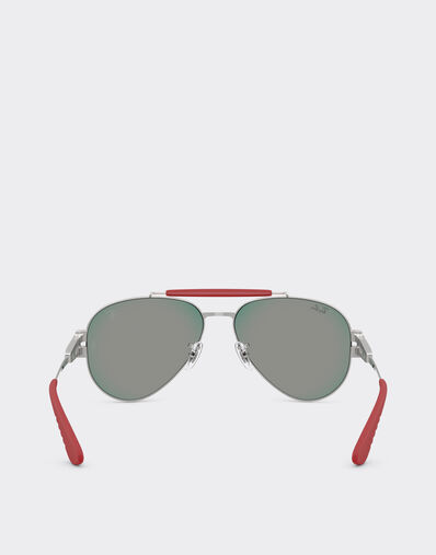 Ferrari Ray-Ban for Scuderia Ferrari RB3762M Hypercar 银色 LA017f