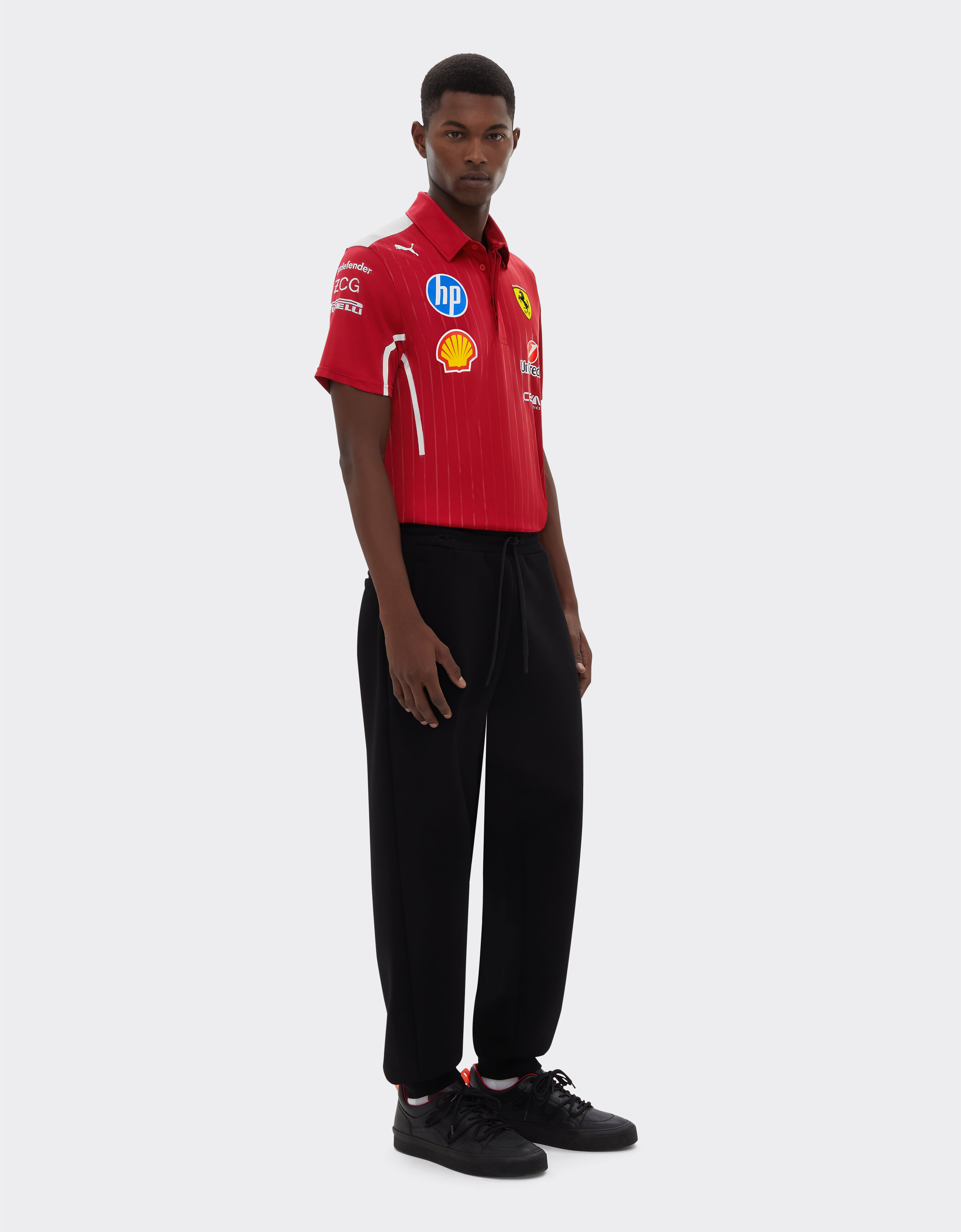 Ferrari Puma 与 Scuderia Ferrari HP 合作款2025车队 Pro Polo 衫 樱桃色 LA021f