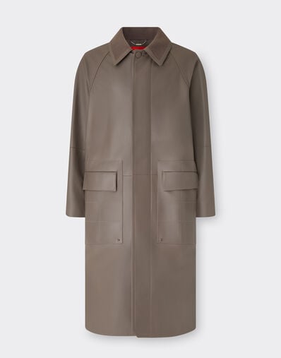 Ferrari 涂层纳帕皮革大衣 Clay 50080f