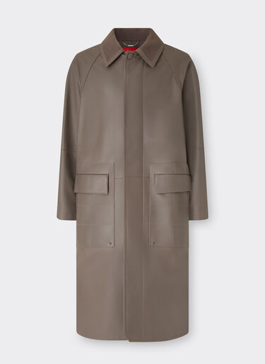 Ferrari 涂层纳帕皮革大衣 Clay 50080f