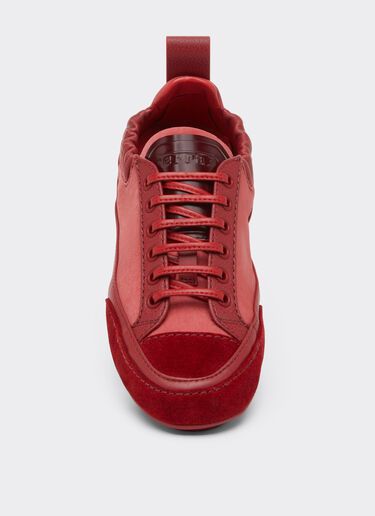 尼龙、绒面革和皮革驾车运动鞋 Ferrari 尼龙、绒面革和皮革驾车运动鞋 Maison Red 50769f