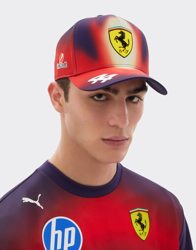 Ferrari Hamilton Replica Puma baseball cap for Scuderia Ferrari HP China 2026 Rosso LA0GOf