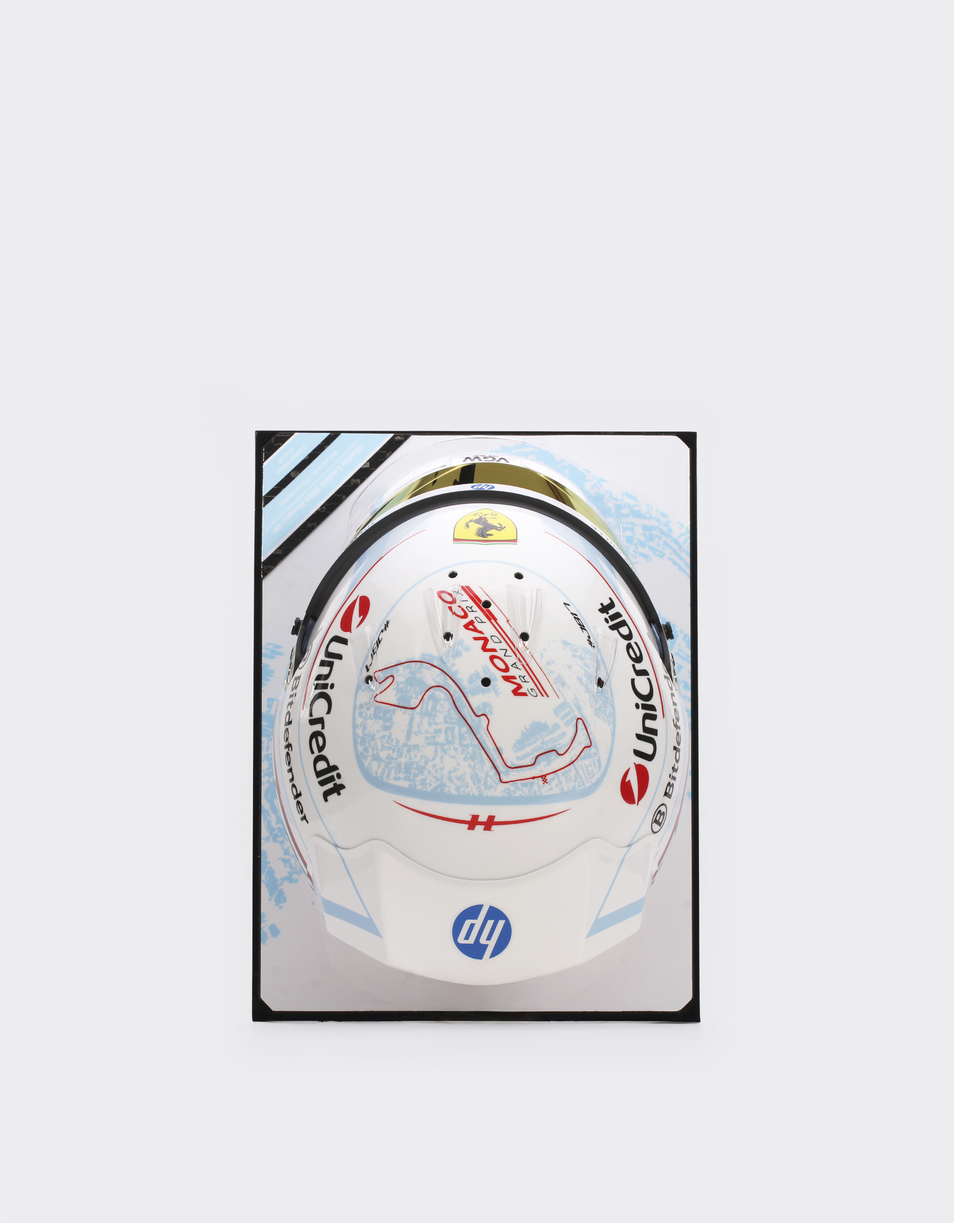 Ferrari 1:1比例 Charles Leclerc 摩纳哥2025特别版头盔 多色 LA07Af