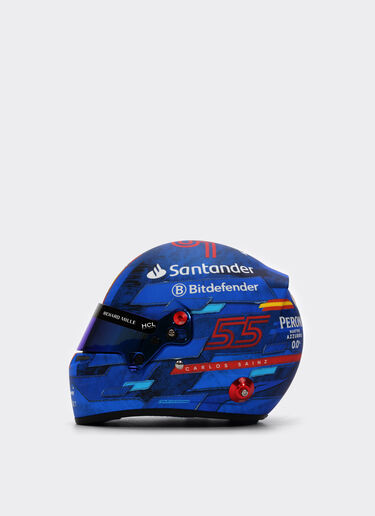 Ferrari 1:2比例 Carlos Sainz 迈阿密2024特别版迷你头盔 苏格兰蓝色 F1349f