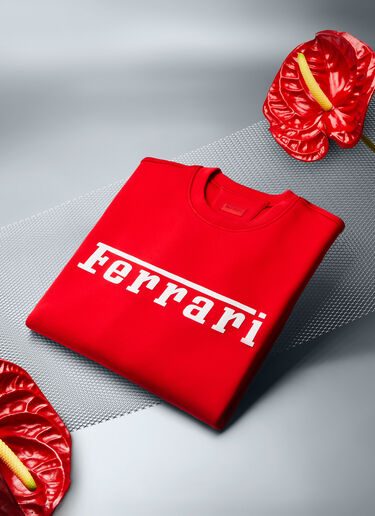 法拉利徽标 Scuba 潜水面料卫衣 Ferrari 法拉利徽标 Scuba 潜水面料卫衣 赛车红 20518f