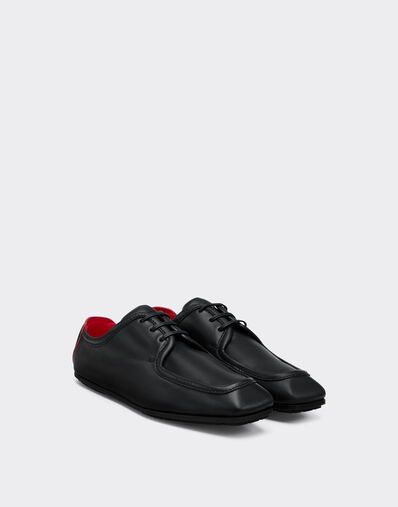 Ferrari Leather derby shoe Black 22741f