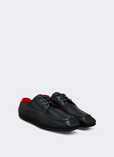 Leather derby shoe Ferrari Leather derby shoe Black 22741f