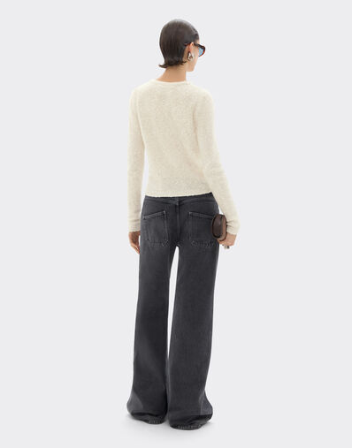 Ferrari Cashmere and silk knit Oat 50180f