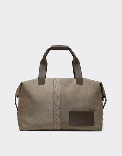 DUFFLE BAG LIVERY DYED NYLON Ferrari DUFFLE BAG LIVERY DYED NYLON Verde Cachi 50165f