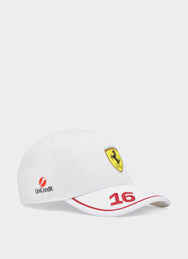 Ferrari Puma 与 Scuderia Ferrari HP 合作款迈阿密特别版 Leclerc 棒球帽 光学白 LA048f