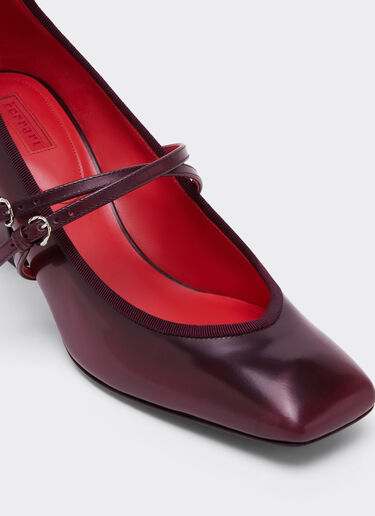 Leather Mary Jane pumps Ferrari Leather Mary Jane pumps Cherry 22732f