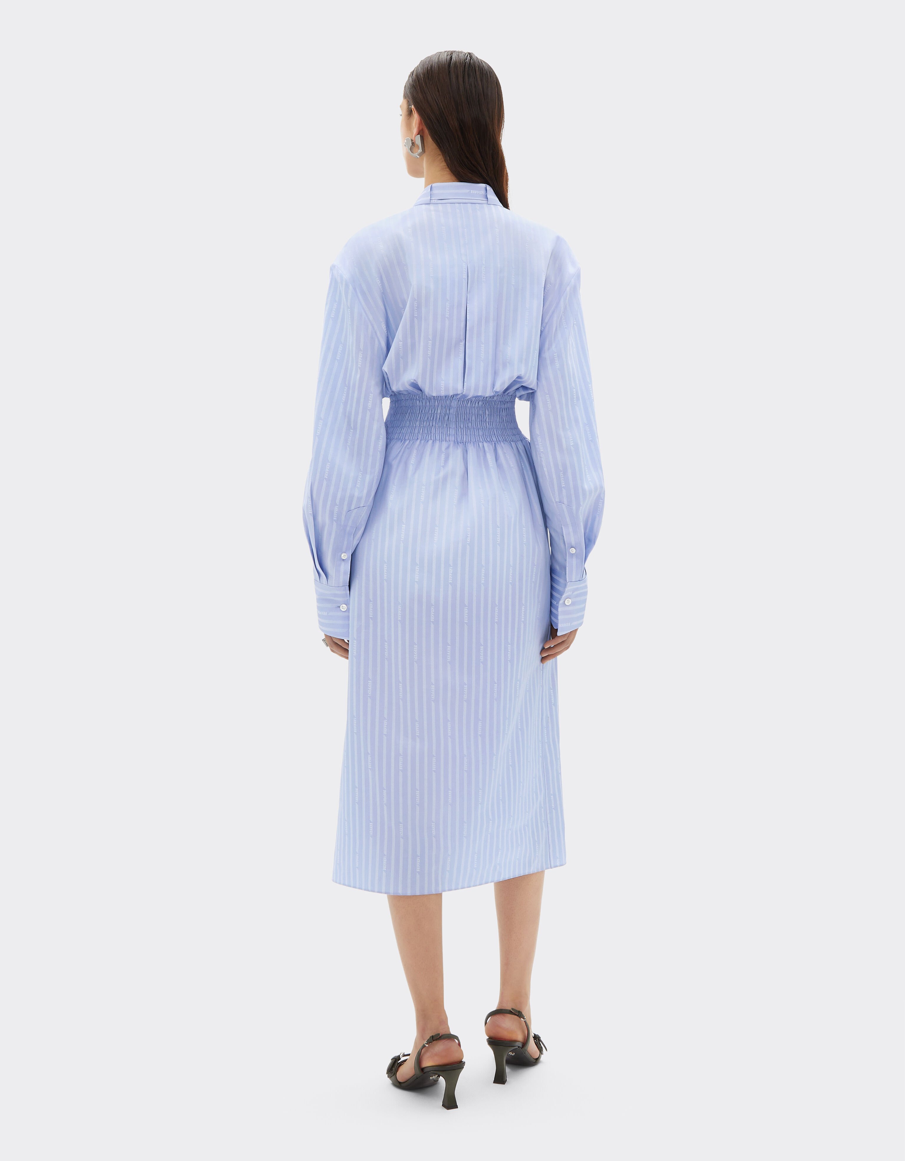 Ferrari 法拉利 Monogram 图案连衣裙 Oxford Blue 50348f