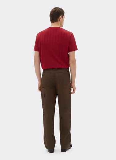 Ferrari 法拉利徽标有机棉 T 恤 玫瑰红 51023f