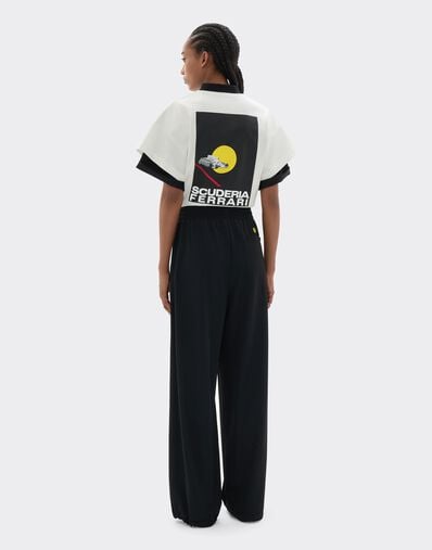  Technical piqué jogger pants Nero SKWTR0001KWO0003f