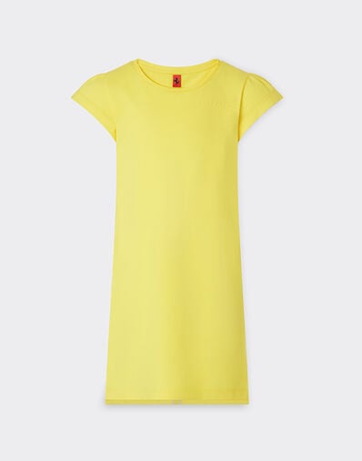 Ferrari 法拉利徽标平纹针织连衣裙 Giallo Modena 黄色 22323fK