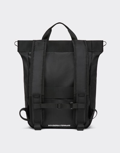  Tote backpack with Ferrari Scudetto Nero SBNBP0016HMM0032f