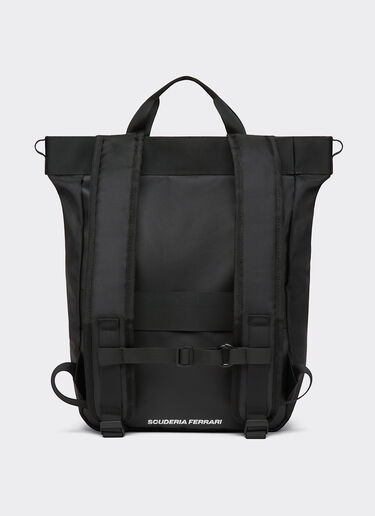  Tote backpack with Ferrari Scudetto Nero SBNBP0016HMM0032f