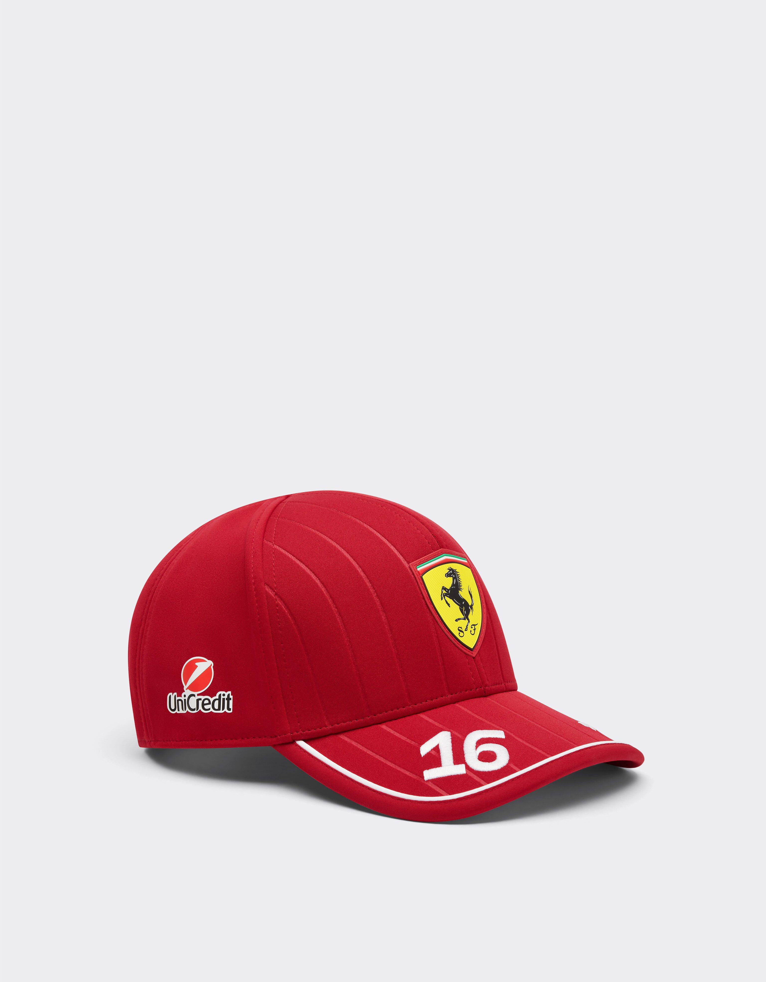Ferrari Puma 与 Scuderia Ferrari HP 合作款2025 Leclerc 棒球帽 樱桃色 LA00Wf