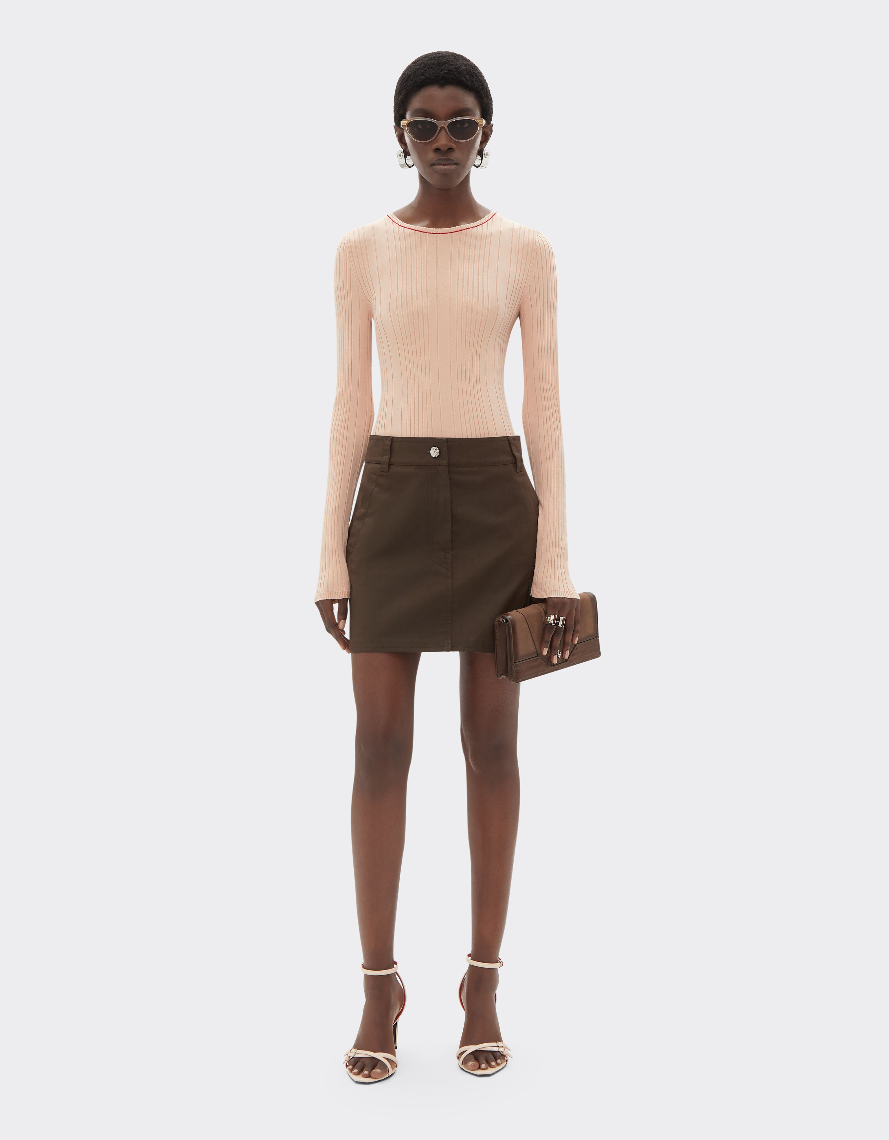 Stretch viscose knit Ferrari Stretch viscose knit Powder Pink 49980f