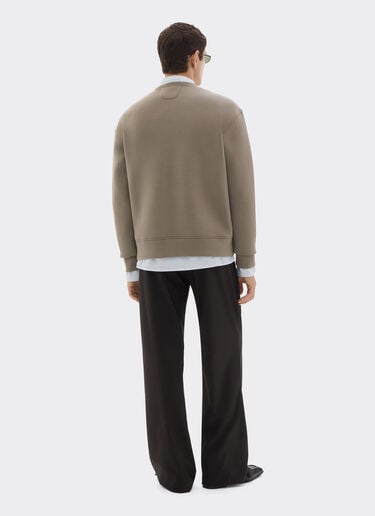 Ferrari 法拉利刺绣 Scuba 潜水面料卫衣 Clay 51164f