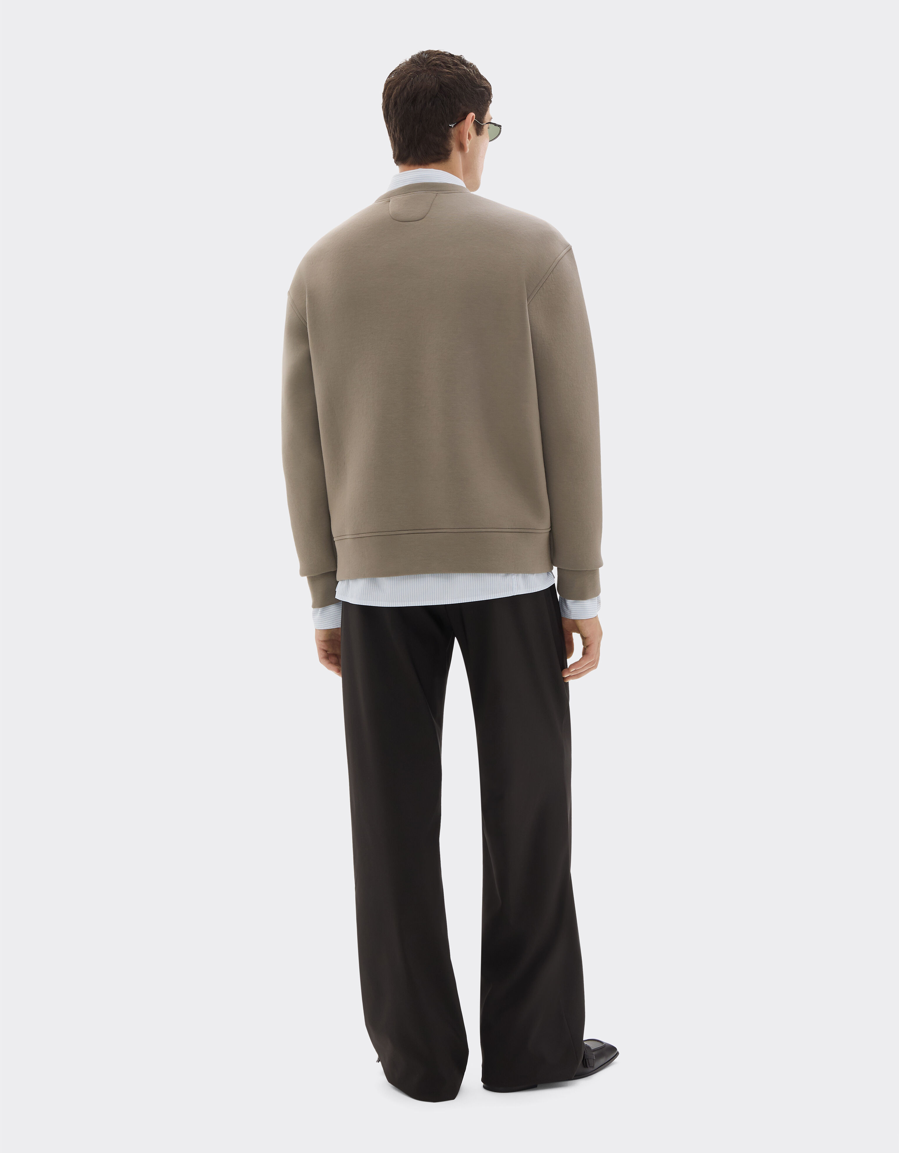 Ferrari 法拉利刺绣 Scuba 潜水面料卫衣 Clay 51164f