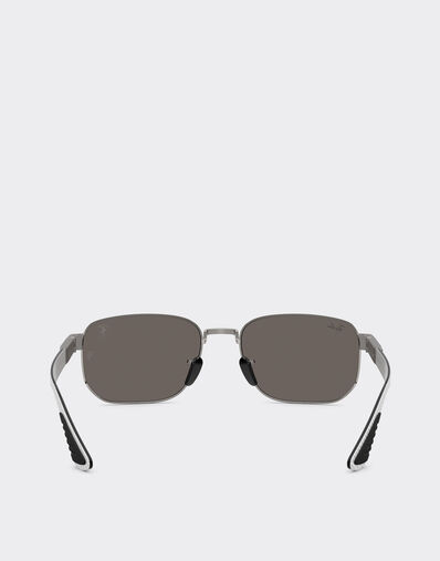 Ferrari Ray-Ban for Scuderia Ferrari RB8329M in gunmetal metal with dark grey lenses Gunmetal LA0JYf