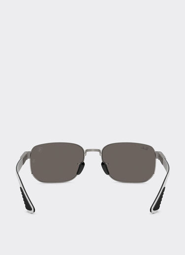 Ferrari Ray-Ban for Scuderia Ferrari RB8329M in gunmetal metal with dark grey lenses Gunmetal LA0JYf