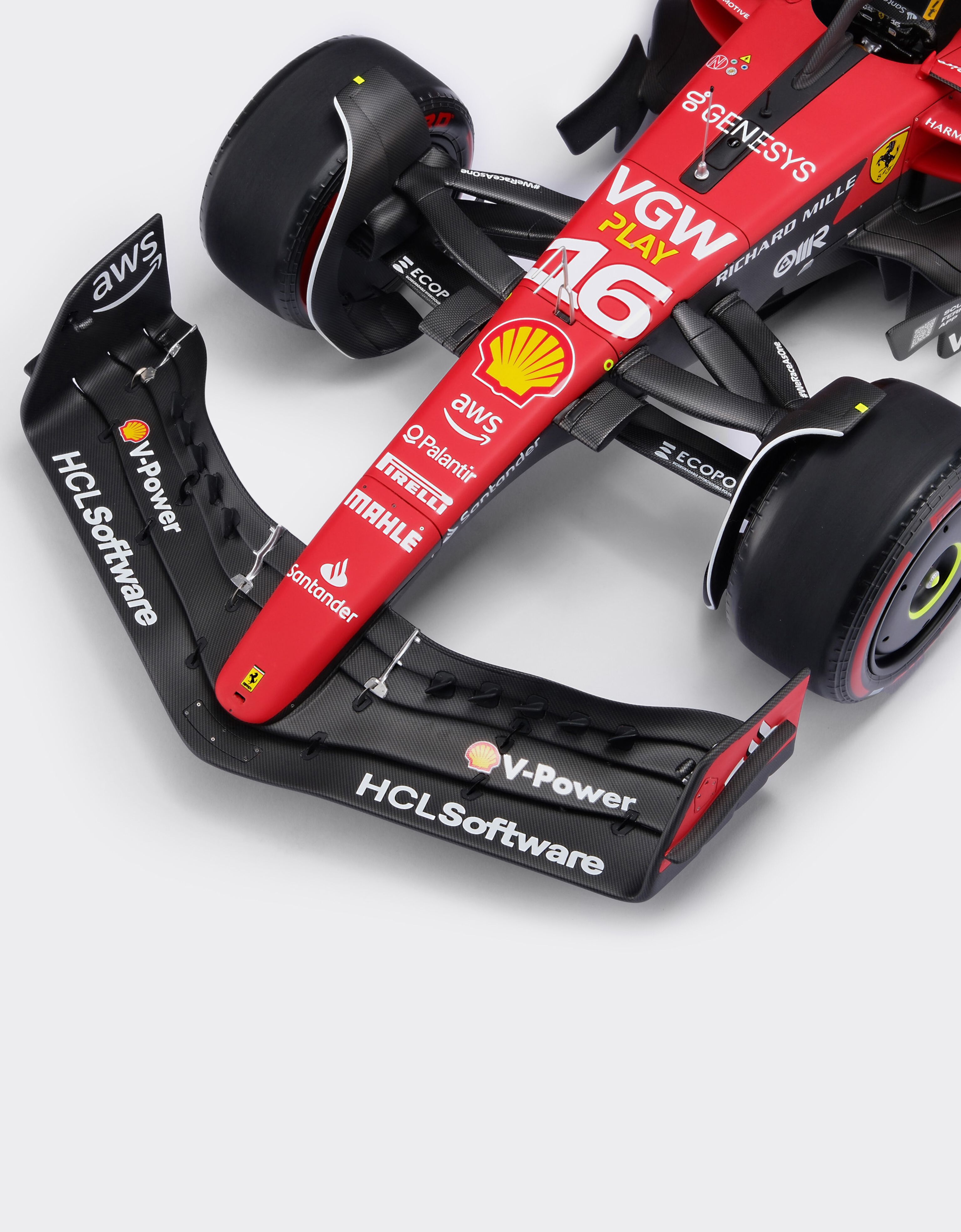 Ferrari 1:8 Charles Leclerc 法拉利 SF-23 模型车 Rosso Corsa 红色 F1018f