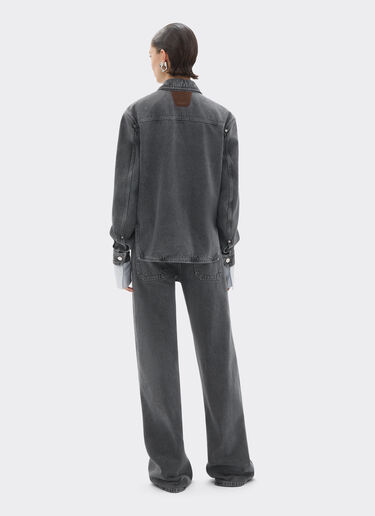 Dark marbled denim trousers Ferrari Dark marbled denim trousers Granite Gray 49946f