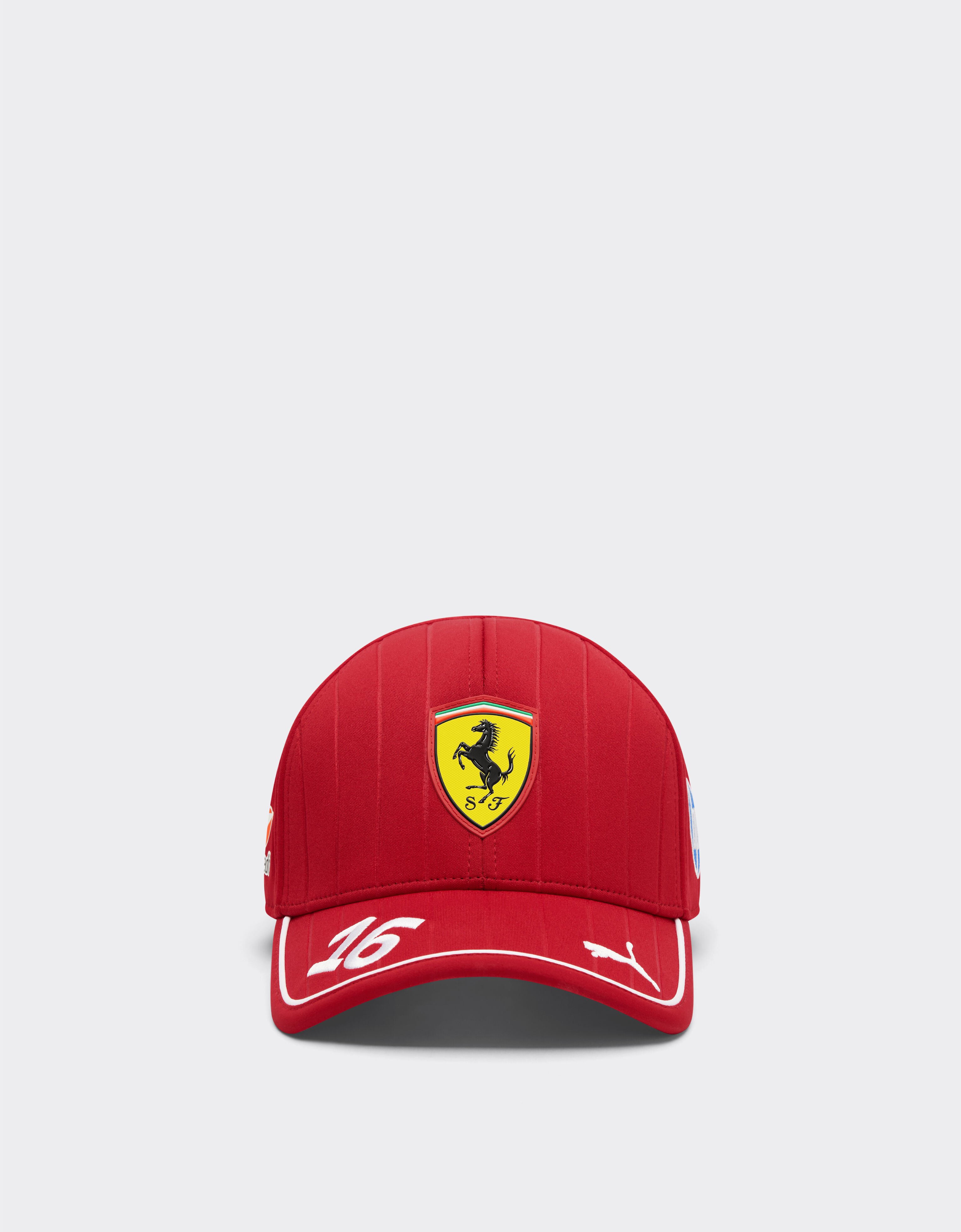 Ferrari Puma 与 Scuderia Ferrari HP 合作款2025 Leclerc 棒球帽 樱桃色 LA00Wf