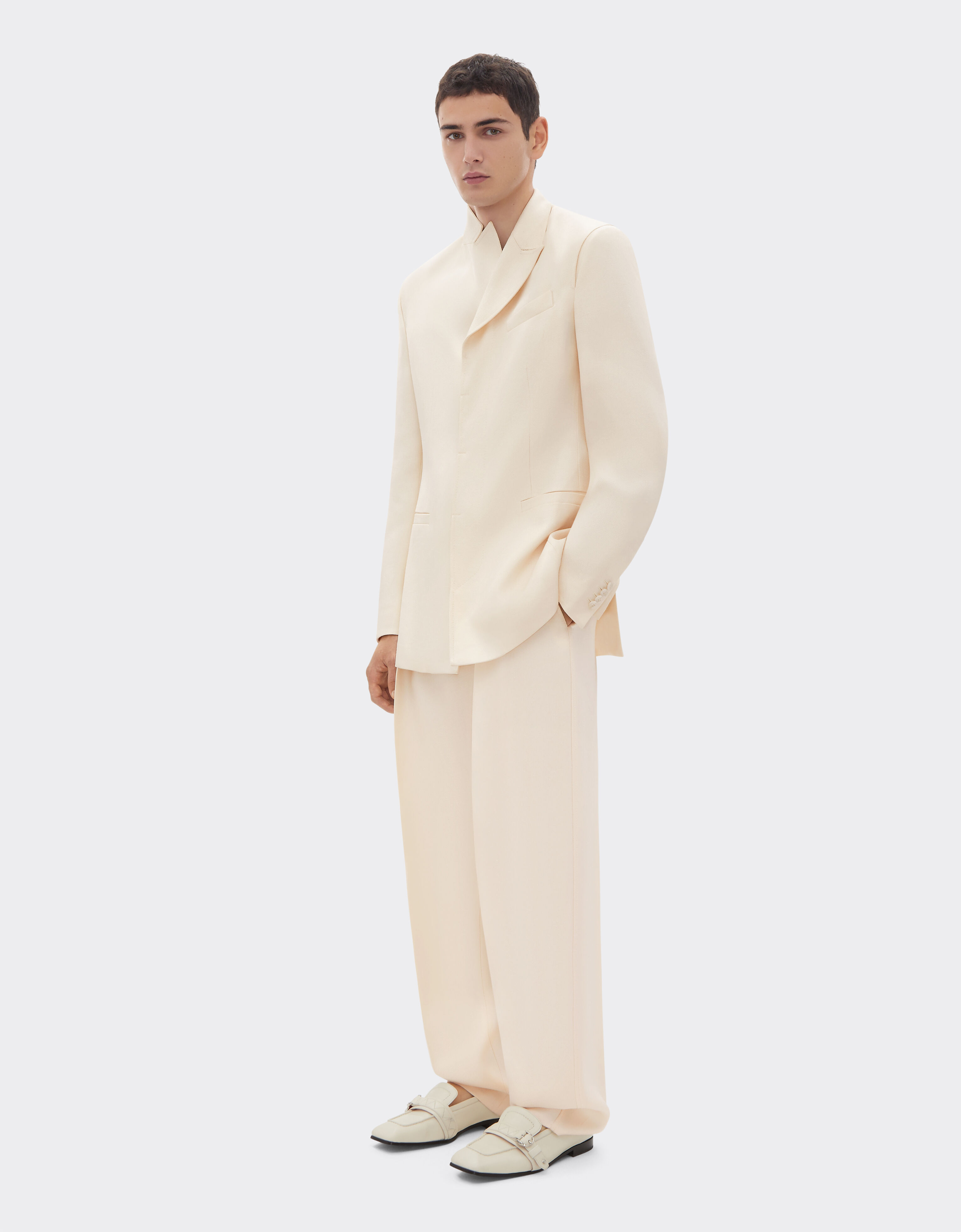 Ferrari 茧绸长裤 Avorio 50898f