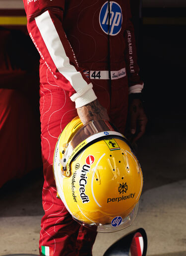 Ferrari 1:1比例汉密尔顿蒙扎头盔 - 2025特别版 MULTICOLOUR LA07Cf