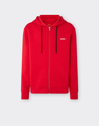 Ferrari Hooded sweatshirt in scuba Navy 21996f
