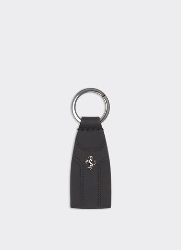Ferrari Second Life Leather Keychain Black 21437f