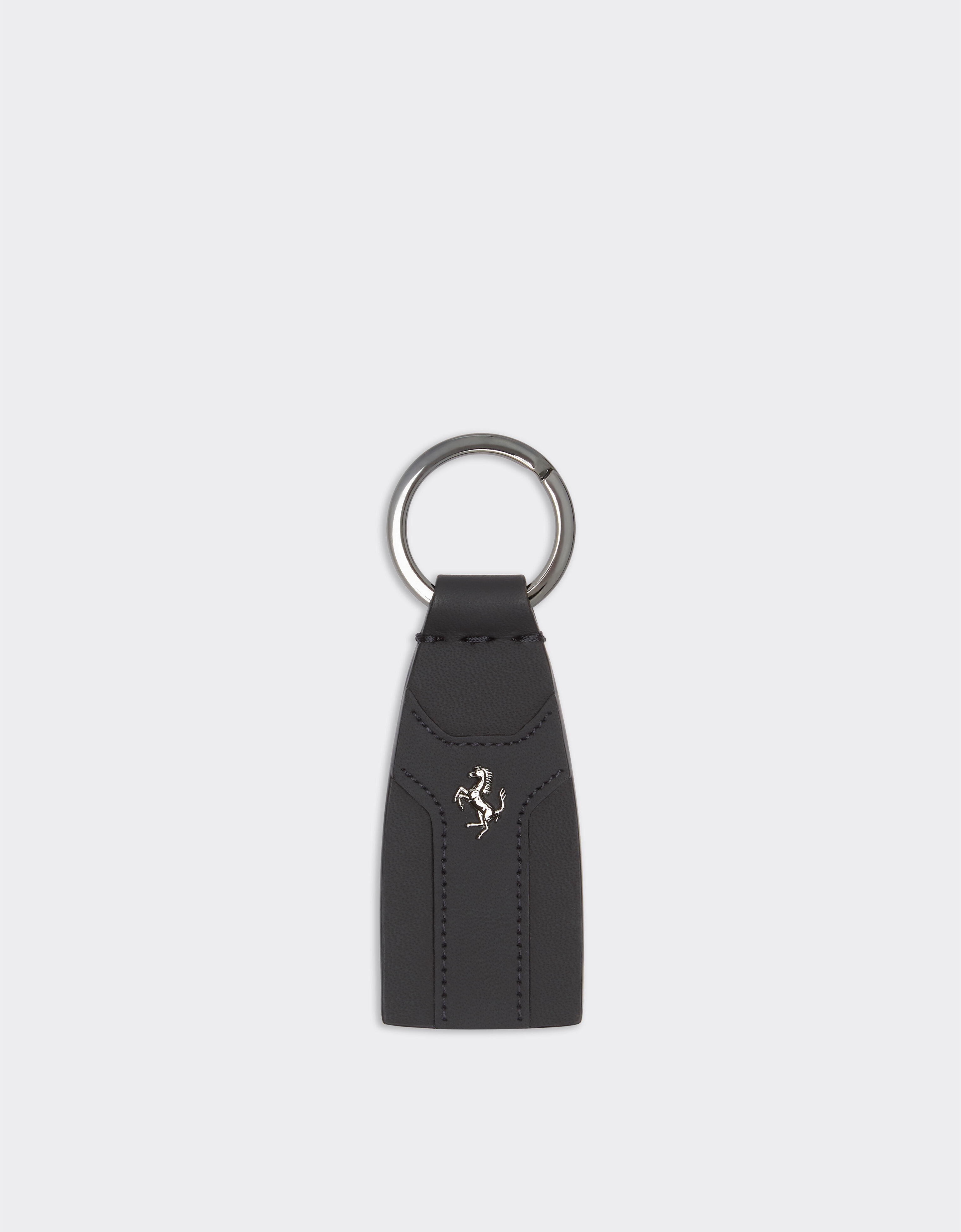 Ferrari Second Life Leather Keychain Black 21437f