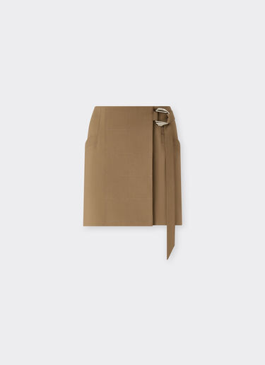 Ferrari 科技棉质半裙 Khaki Green 50064f