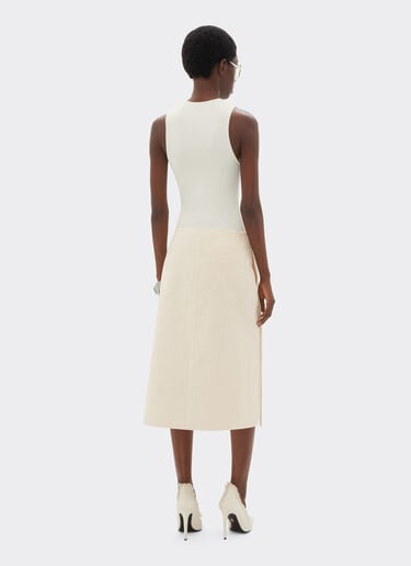 Ferrari 马菲莱棉质半身裙 Avorio 51433f