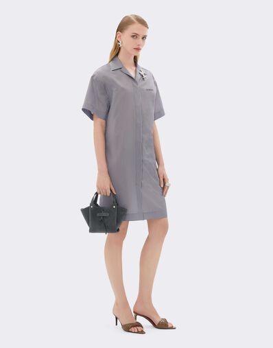 Ferrari 迷你绒面皮革托特包 Grigio Titano CBWTO0018YL00046f