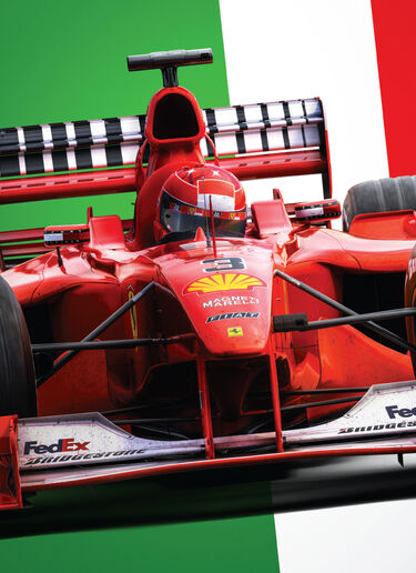 Ferrari Official Ferrari F1-2000 Michael Schumacher World Champion poster Multicolore LE0P0321EXT0001f