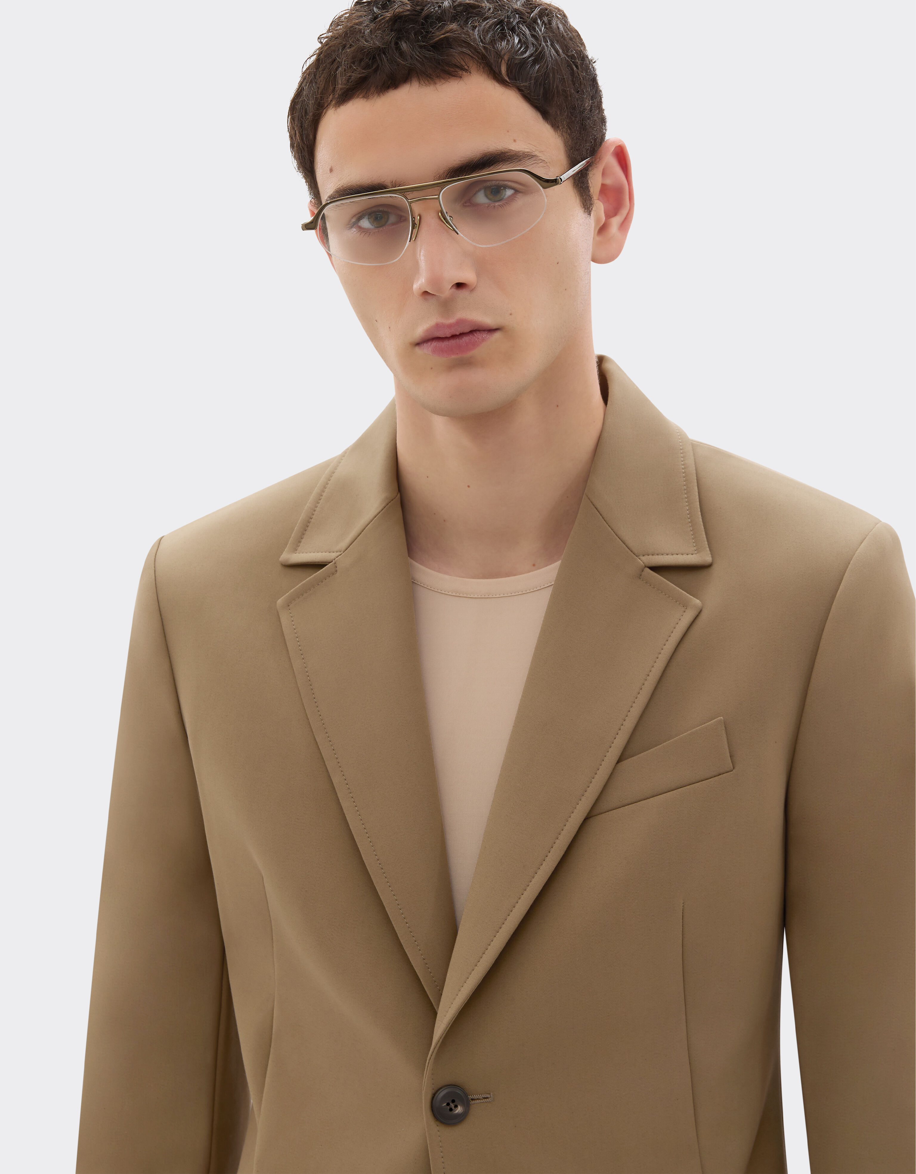 Ferrari 科技棉质西装外套 Khaki Green 50792f