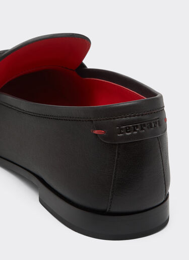 Buffered leather loafers Ferrari Buffered leather loafers Dark brown 49887f