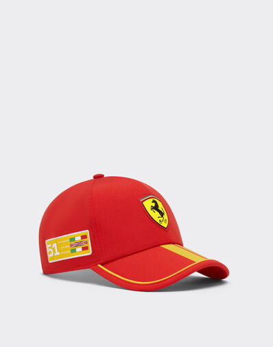 Ferrari Ferrari Hypercar 51 Replica 2026 Special Edition Baseball Cap Rosso LA0HQf