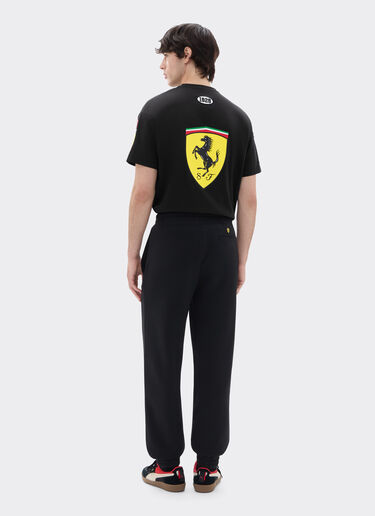 Ferrari T-shirt Scuderia Ferrari en coton Rosso Corsa SJMTH0040JCO0039f