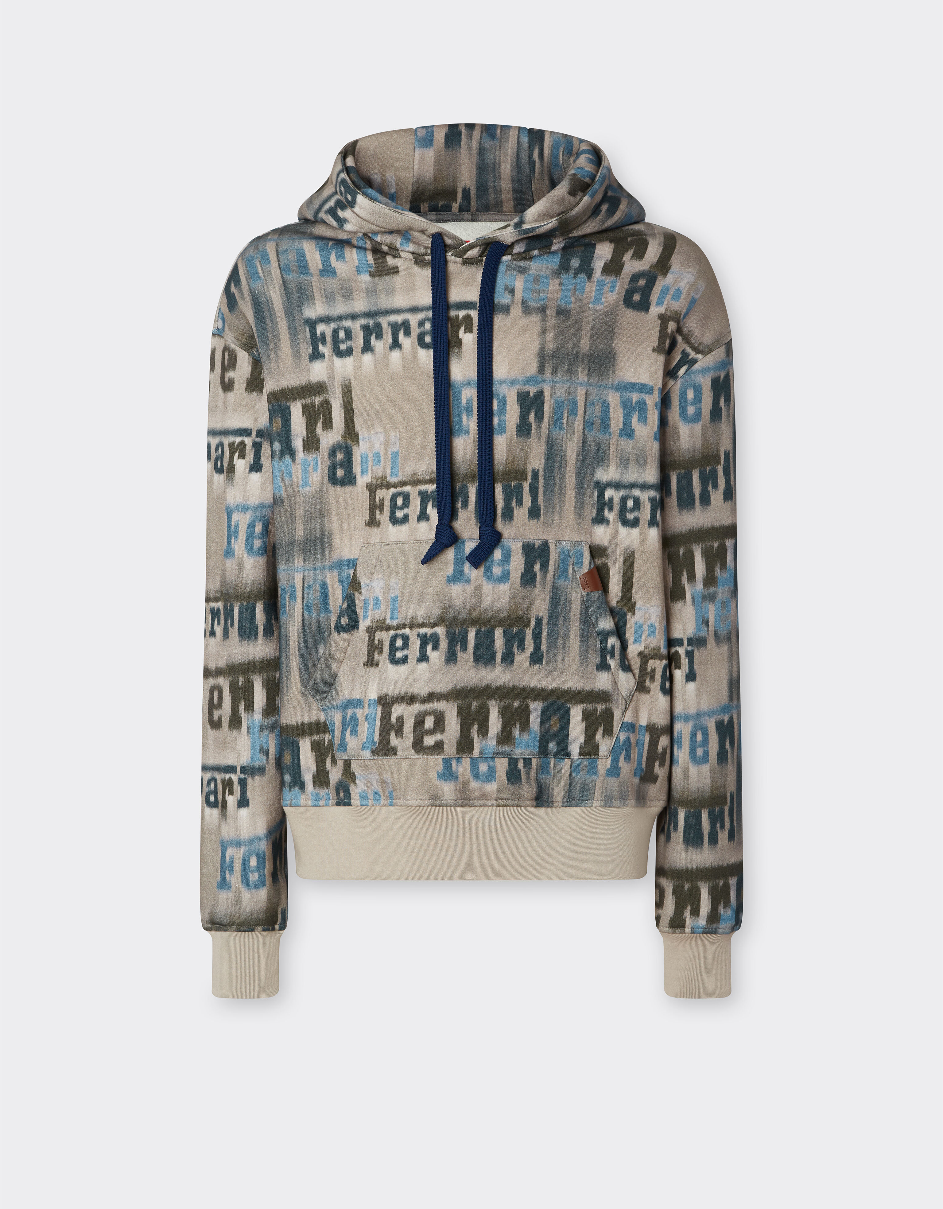 Ferrari 法拉利 Ikat 印花卫衣 米色 22830f