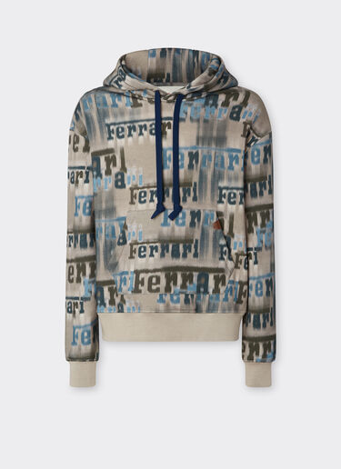 法拉利 Ikat 印花卫衣 Ferrari 法拉利 Ikat 印花卫衣 米色 22830f