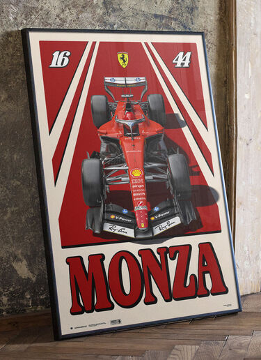 Ferrari Official Ferrari SF-26 Poster for the 2026 Italian Grand Prix in Monza Multicolore LEPPP4325EXT0001f