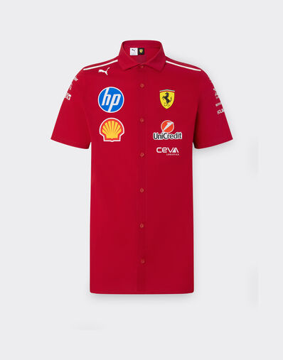 Ferrari Puma for Scuderia Ferrari HP 2025 Team shirt Red LA04Jf